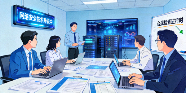 PG娱乐团队正在进行网络安全技术升级与合规检查