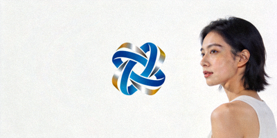 中国本土科技公司Logo - 象征创新与合作的抽象图形